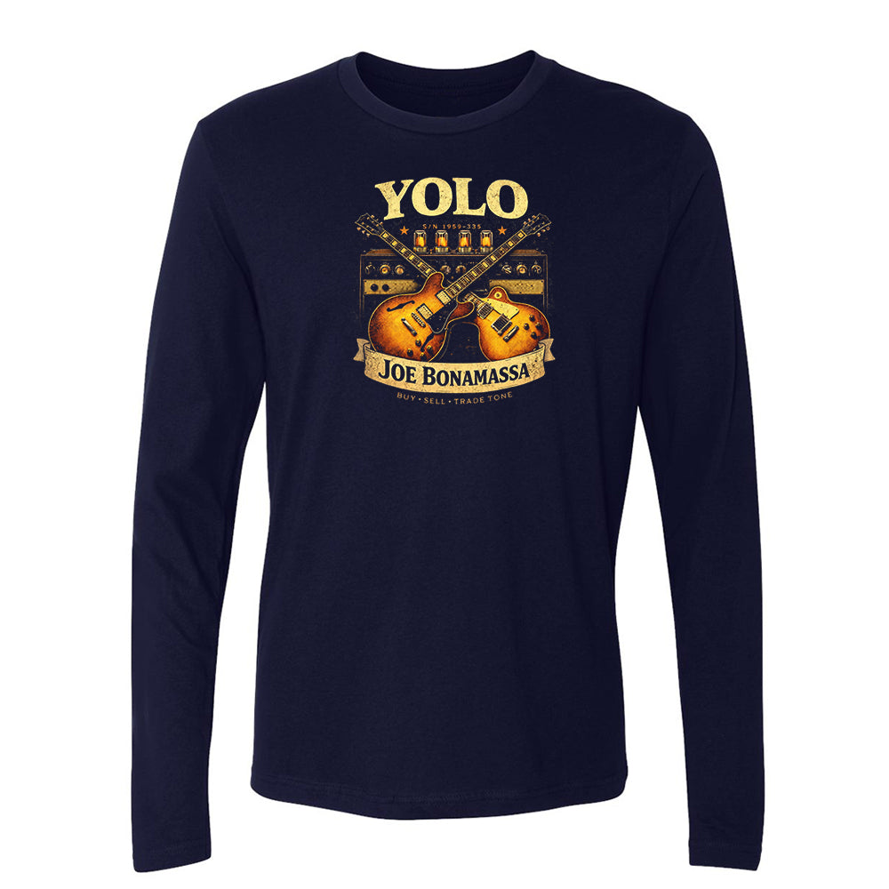 Joe Bonamassa Yolo Blues langermet t-skjorte herre svart bomull