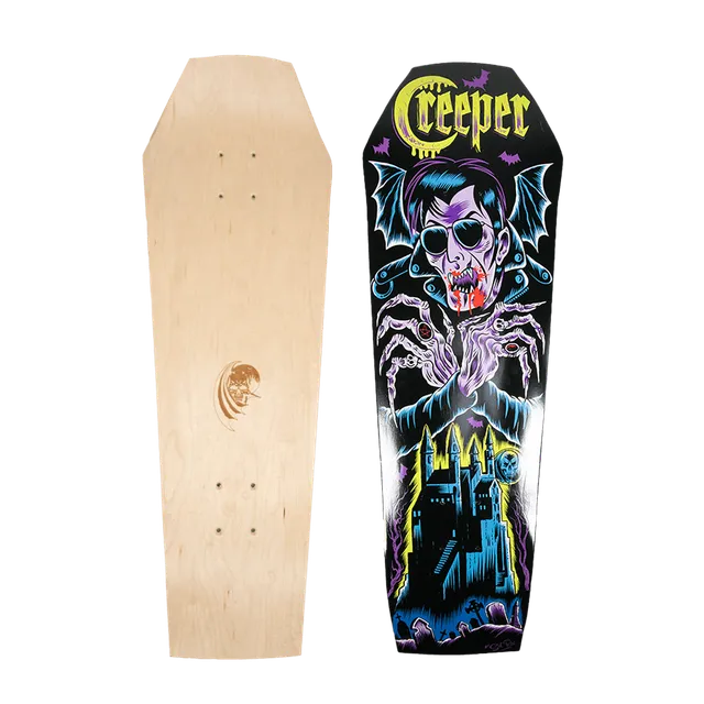 Creeper Sol Rac Coffin skateboarddekk plywood