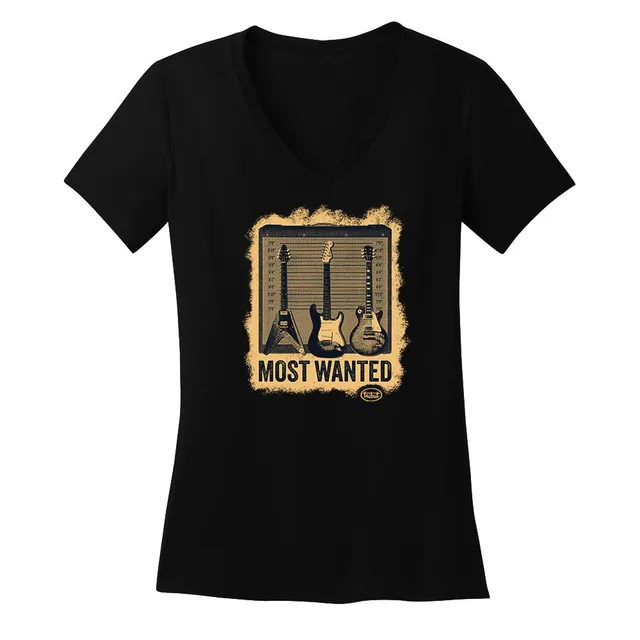 Joe Bonamassa Tribut Blues Most Wanted V-hals t-skjorte dame