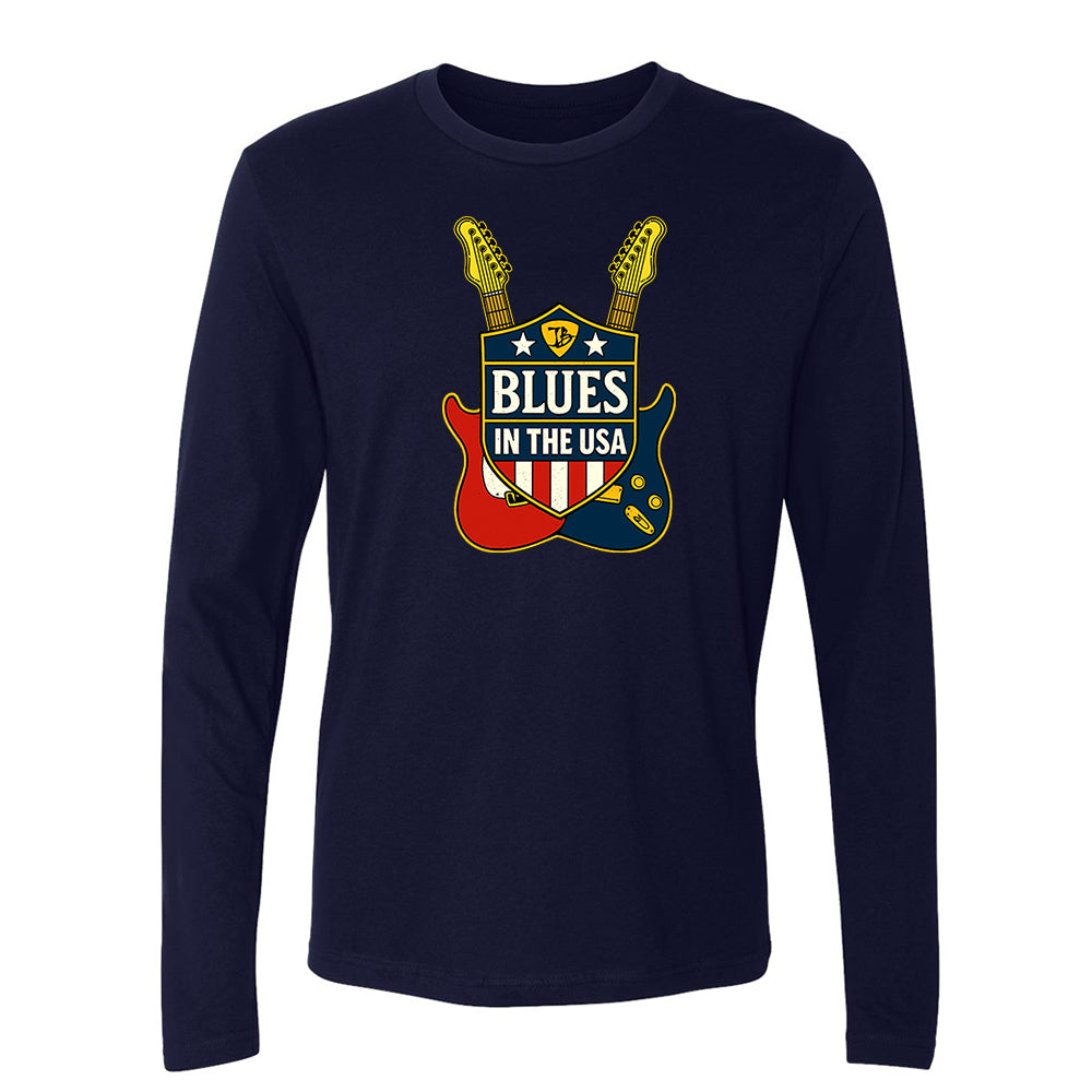 Joe Bonamassa Blues In The USA langermet t-skjorte svart