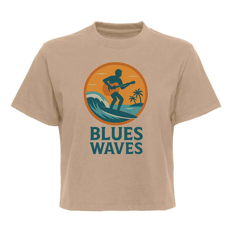 Joe Bonamassa Blues Waves Boxy t-skjorte dame svart løs