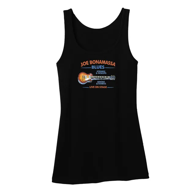 Joe Bonamassa Strings Pickups Blues singlet svart dame