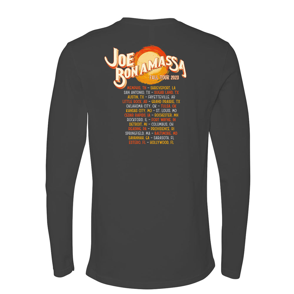 Joe Bonamassa 2023 U.S. Fall Tour Serenade langermet t-skjorte herre