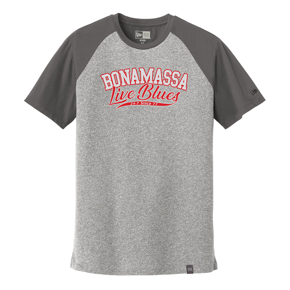Joe Bonamassa Live Blues New Era Varsity T-skjorte Svart bomull