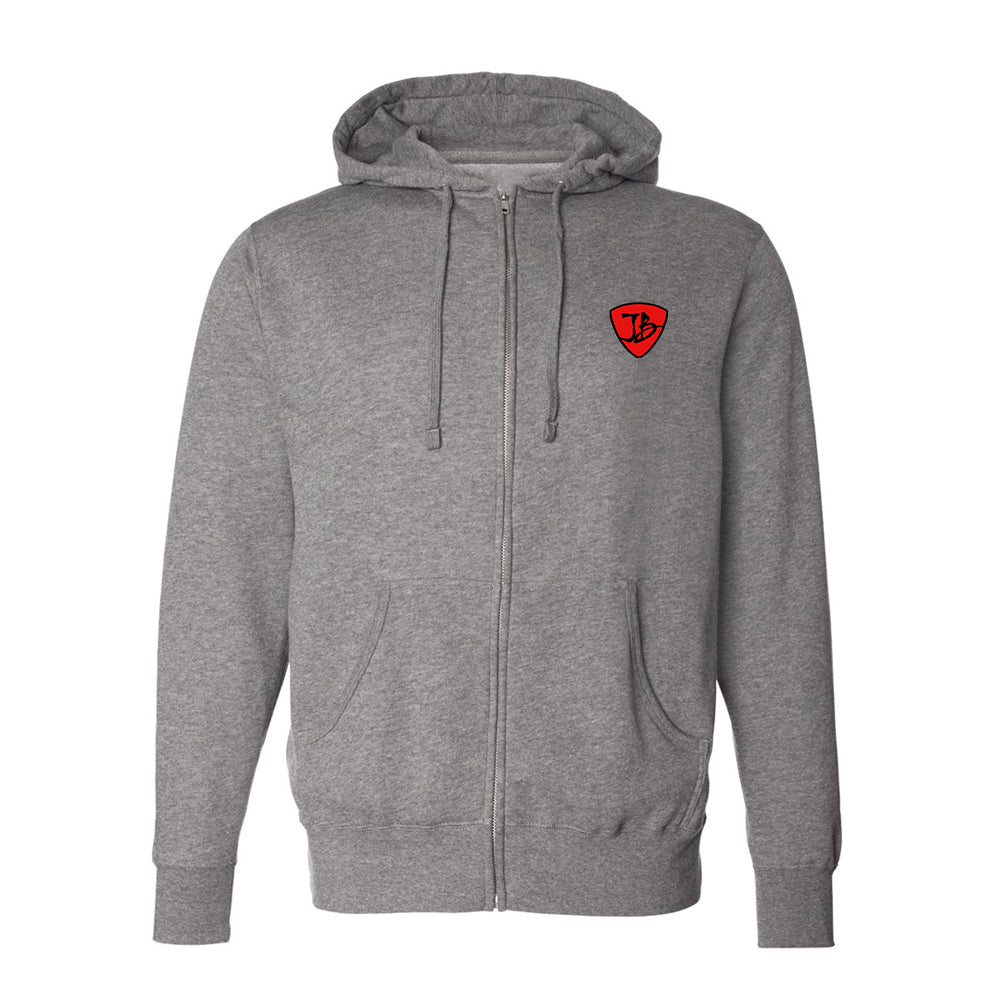 Joe Bonamassa Nerdville hettejakke svart unisex zip