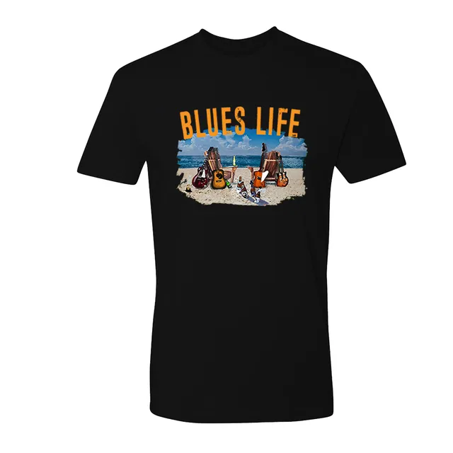 Joe Bonamassa Blues Life t-skjorte unisex brysttrykk