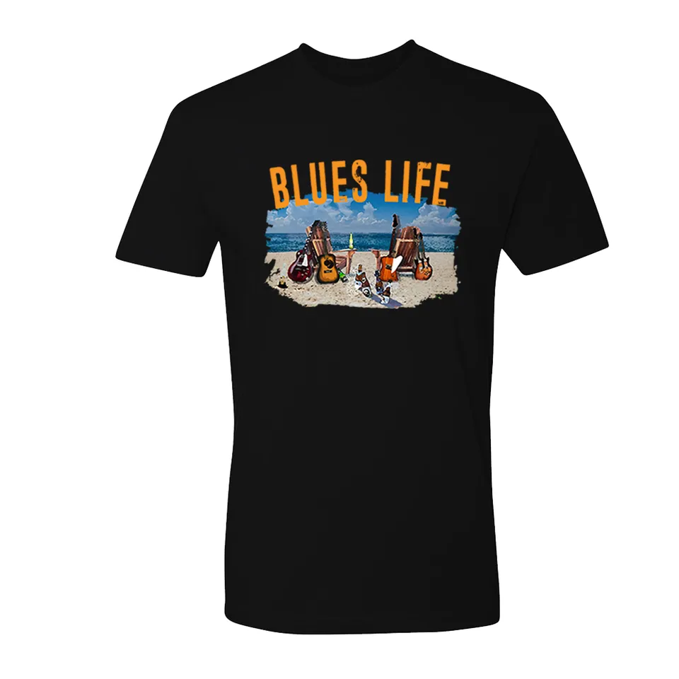 Joe Bonamassa Blues Life t-skjorte unisex brysttrykk