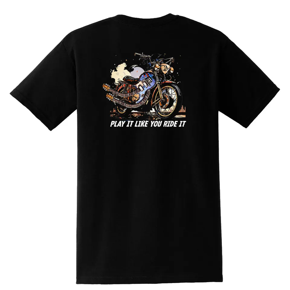 Joe Bonamassa Play It Like You Ride It Pocket t-skjorte svart