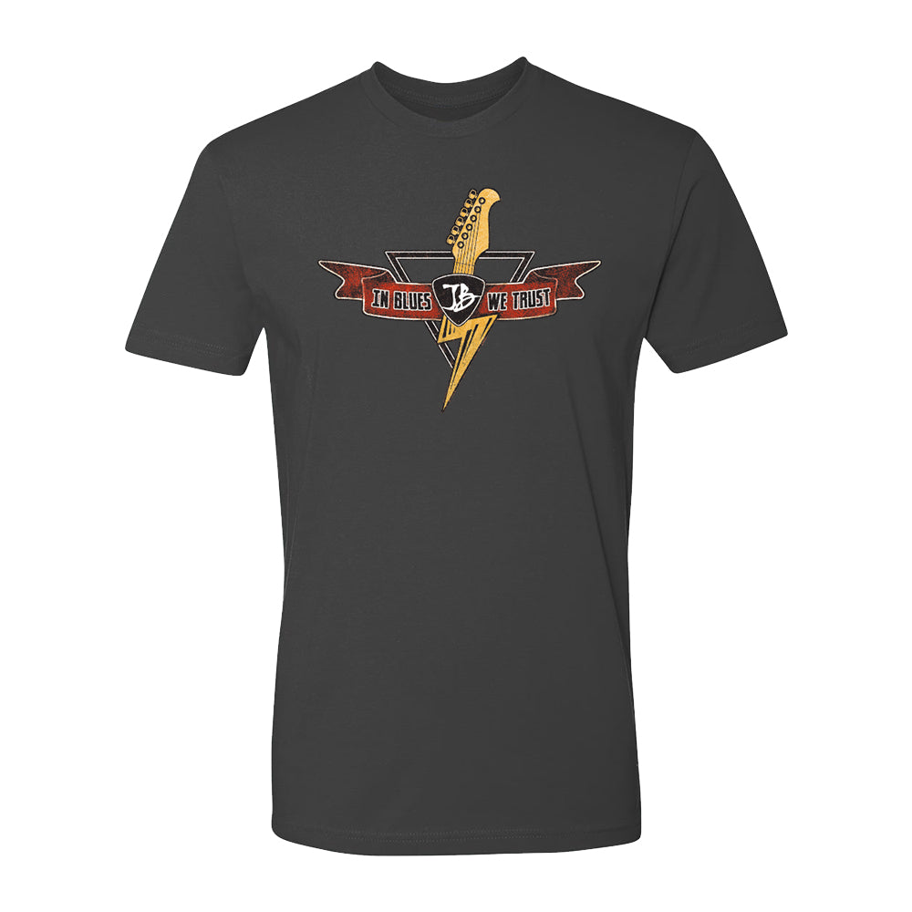 Joe Bonamassa Blues Thunderbolt T-skjorte unisex svart bomull