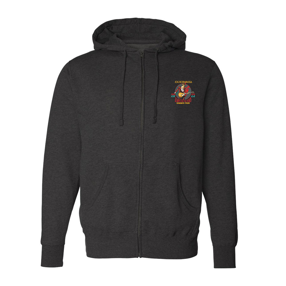 Joe Bonamassa 2023 U.S. Summer Tour Zip-hoodie fleece