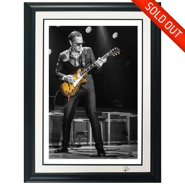 Joe Bonamassa #34 Spot litografi innrammet signert