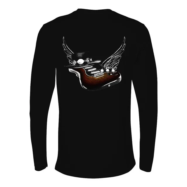 Joe Bonamassa Tribut Guitar Heaven langermet t-skjorte herre vingemotiv