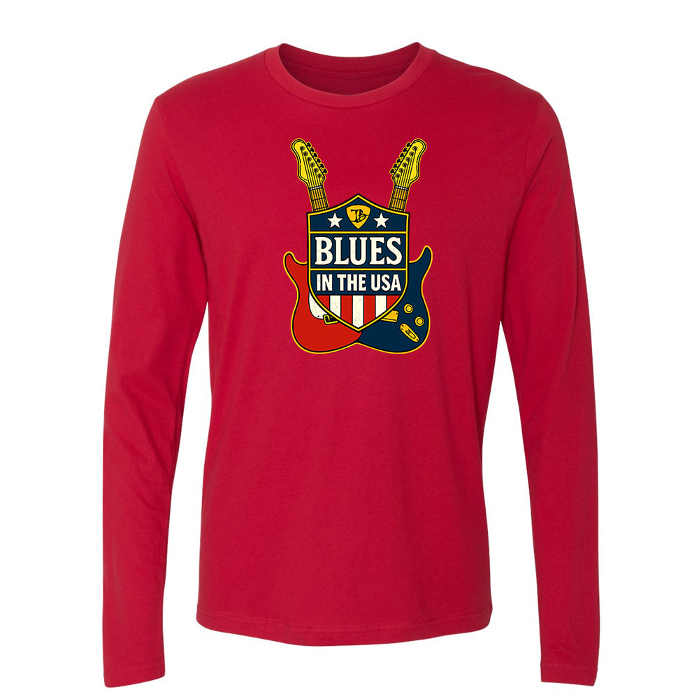 Joe Bonamassa Blues In The USA langermet t-skjorte svart