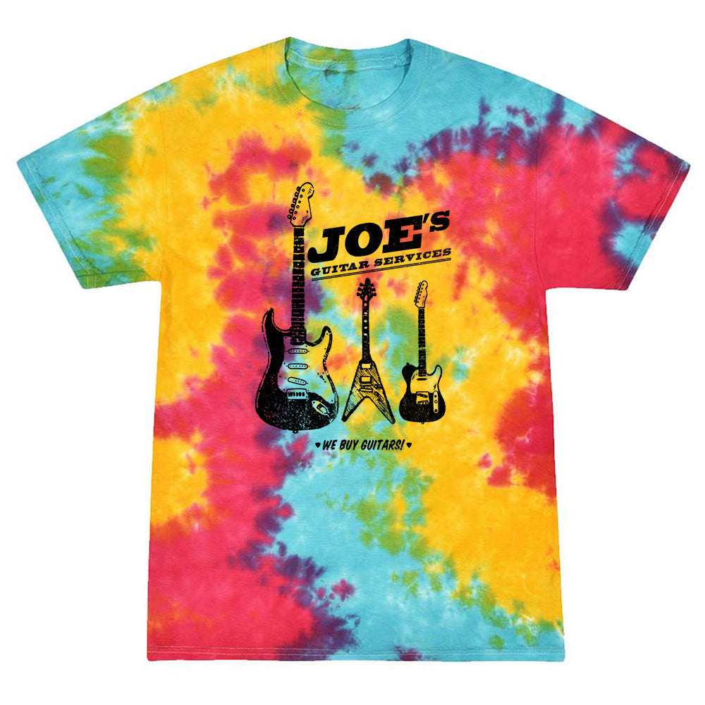 Joe Bonamassa Guitar Service tie-dye t-skjorte aurora bomull