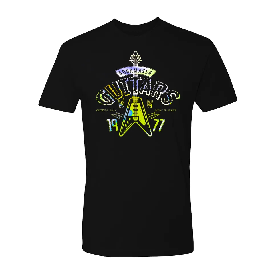 Joe Bonamassa Guitar Shockz t-skjorte unisex svart