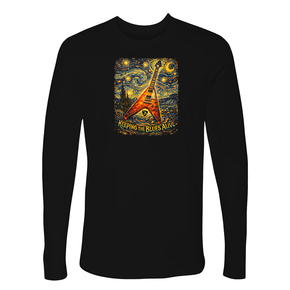 Joe Bonamassa Starry Night Langermet herre svart