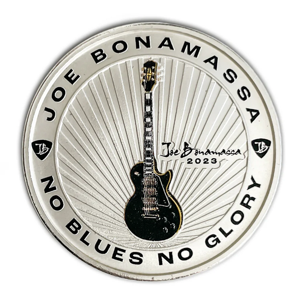 Joe Bonamassa 2023 sølvmynt 1 oz limited edition samleobjekt