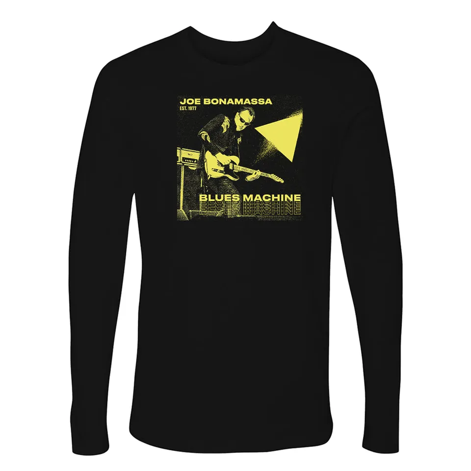 Joe Bonamassa Blues Machine langermet herre bomull svart