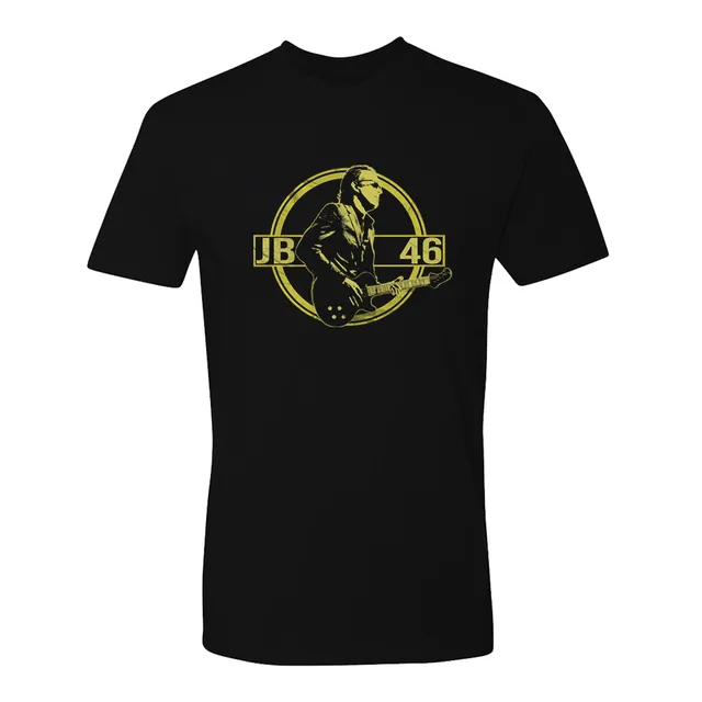 Joe Bonamassa 46 Years of Blues Logo t-skjorte svart unisex bomull