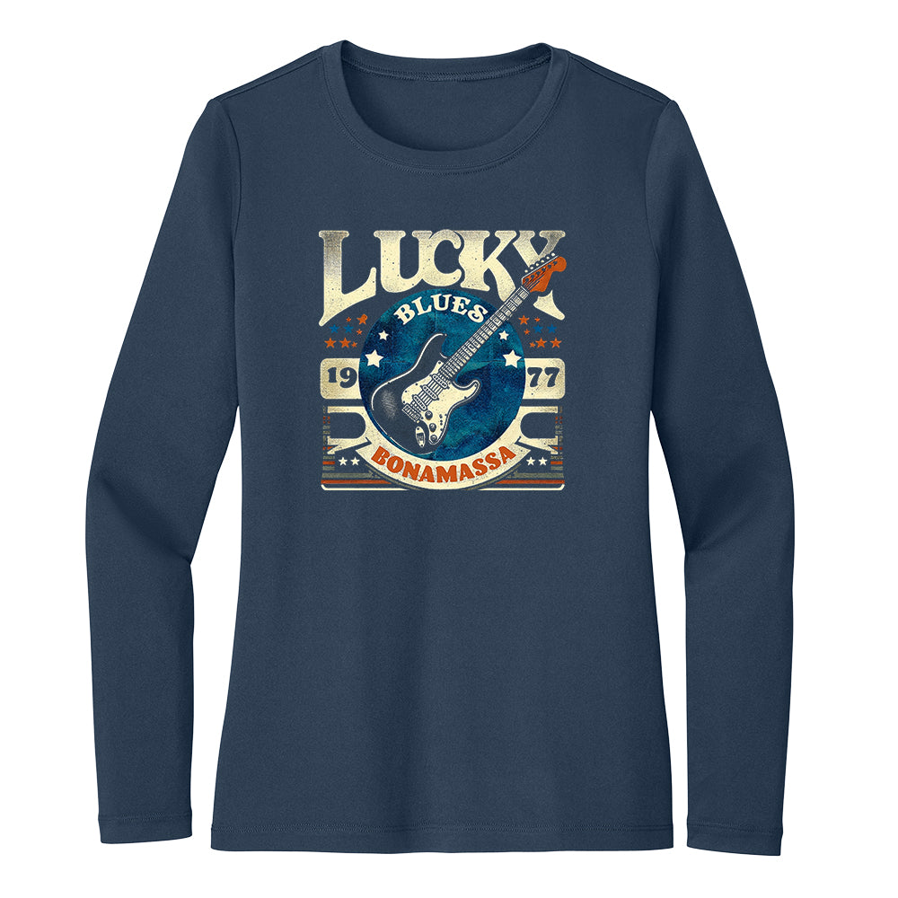 Joe Bonamassa Lucky Blues UV Pro langermet trøye svart dame