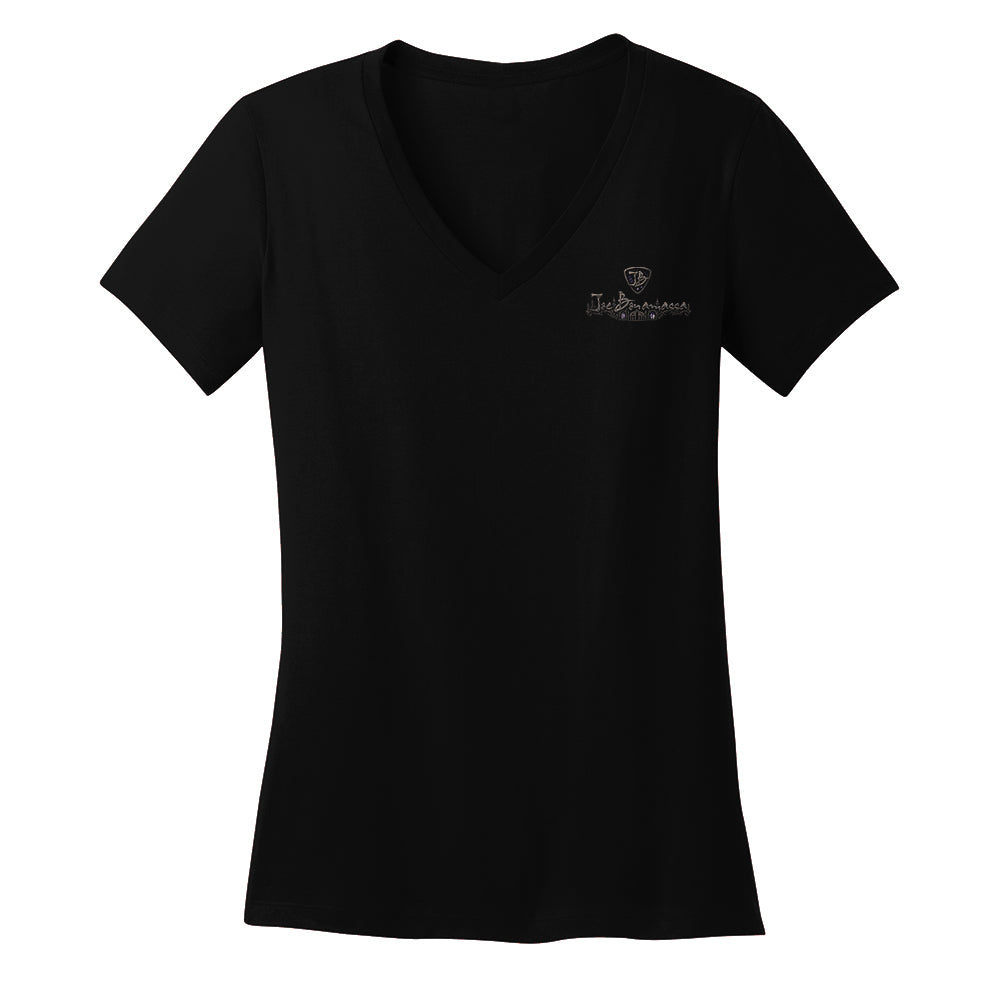 Joe Bonamassa The Sacred Guitar V-neck t-skjorte dame bomull