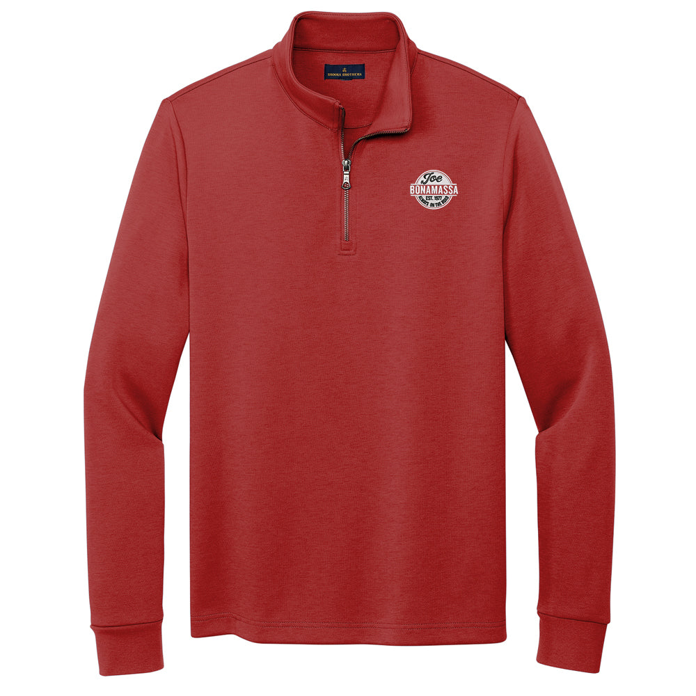 Brooks Brothers Always On The Road quarter-zip svart herre