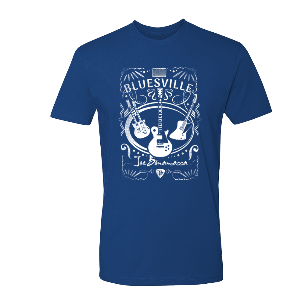 Joe Bonamassa Welcome to Bluesville t-skjorte svart bomull