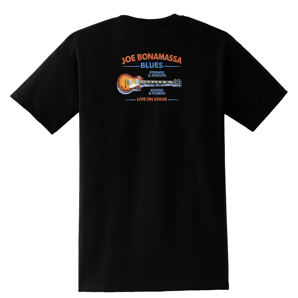 Joe Bonamassa Strings Pickups Blues pocket t-skjorte unisex
