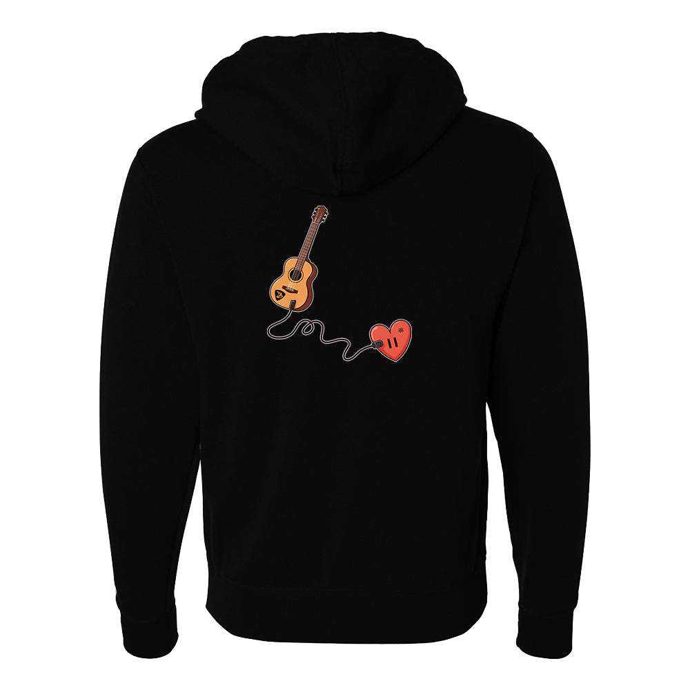 Joe Bonamassa Heartfelt Blues Zip-Up Hettejakke Svart Bomull