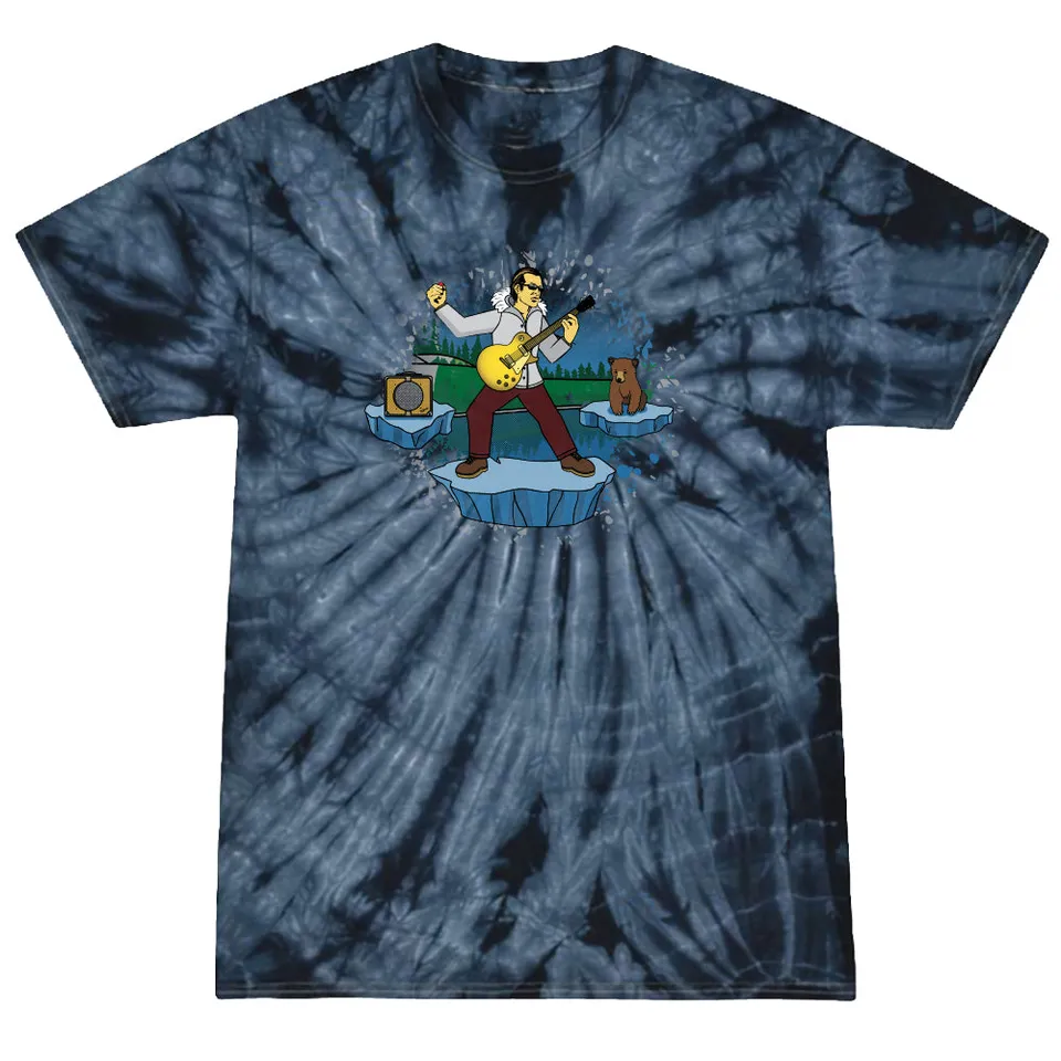 Joe Bonamassa 2025 KTBA at Sea Alaska Tie Dye t-skjorte unisex bomull