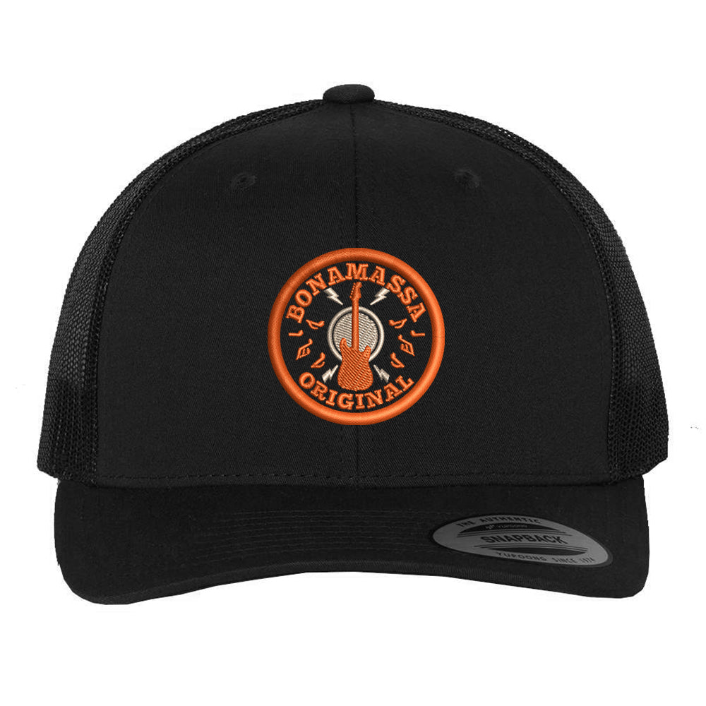 Joe Bonamassa Original Retro Trucker caps svart snapback