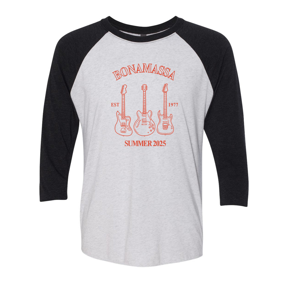Joe Bonamassa Summer 2025 t-skjorte 3/4 ermer unisex