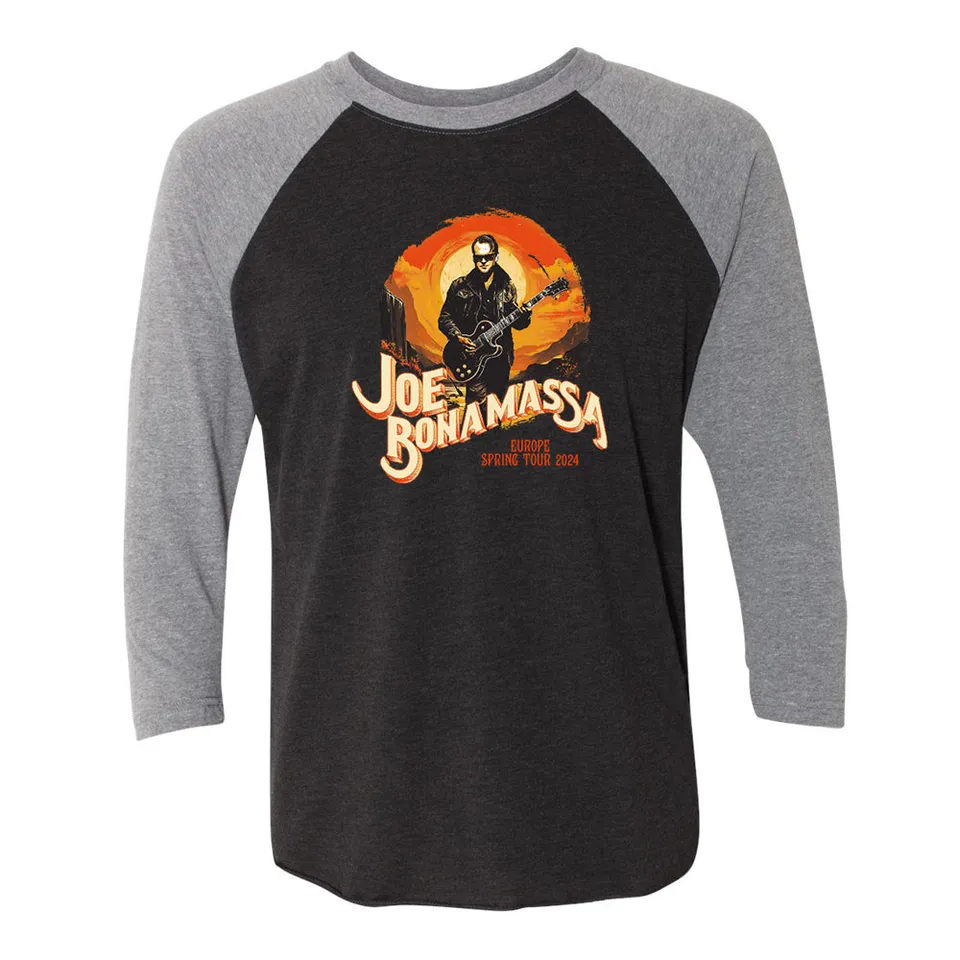 Joe Bonamassa 2024 Serenade Tour t-skjorte hvit/svart
