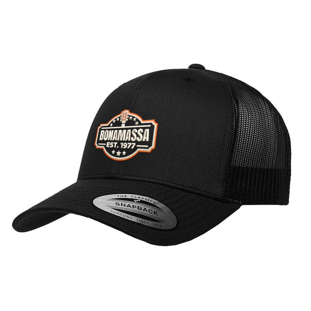 Joe Bonamassa Blues Rock Seal truckercaps svart snapback