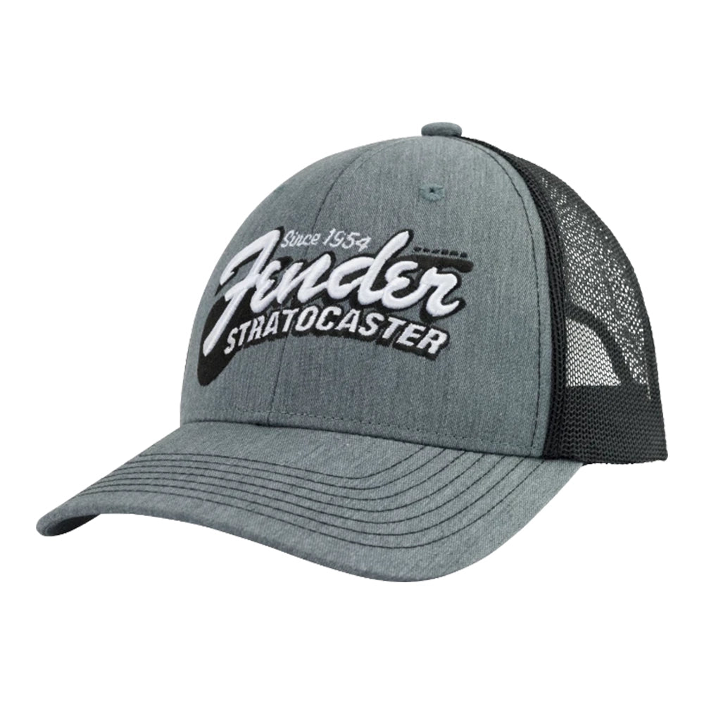 Fender Stratocaster caps grå brodert onesize
