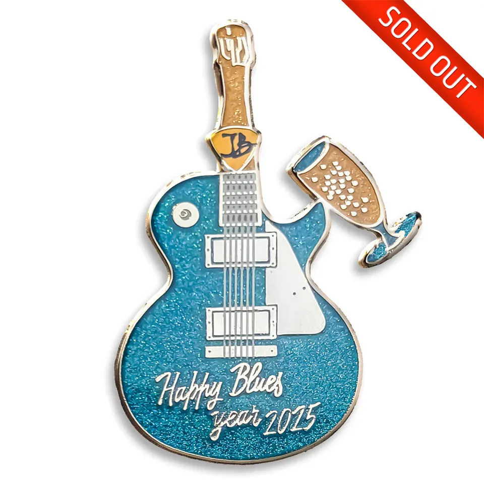 Joe Bonamassa Happy Blues Year pin 2025 limited edition