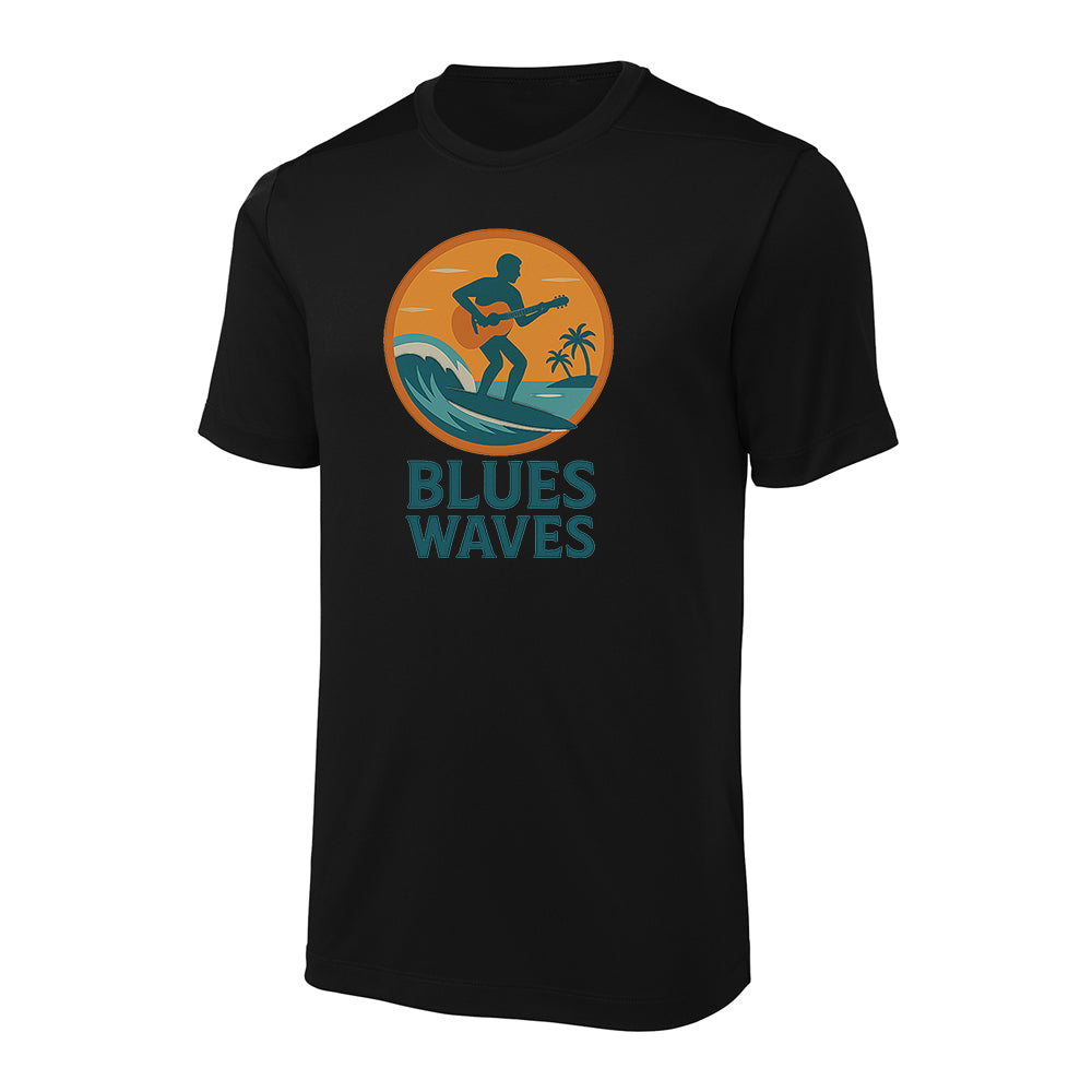 Joe Bonamassa Blues Waves UV Pro t-skjorte svart herre