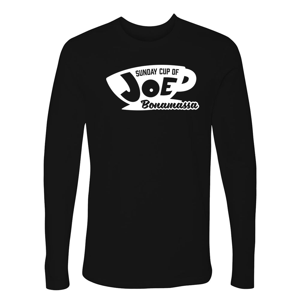 Joe Bonamassa Sunday Cup Of Joe langermet t-skjorte svart bomull