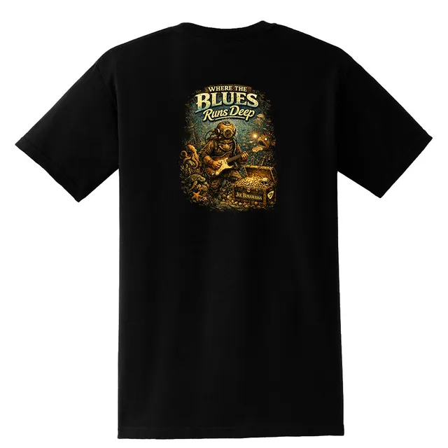 Joe Bonamassa Blues Runs Deep Pocket t-skjorte bomull