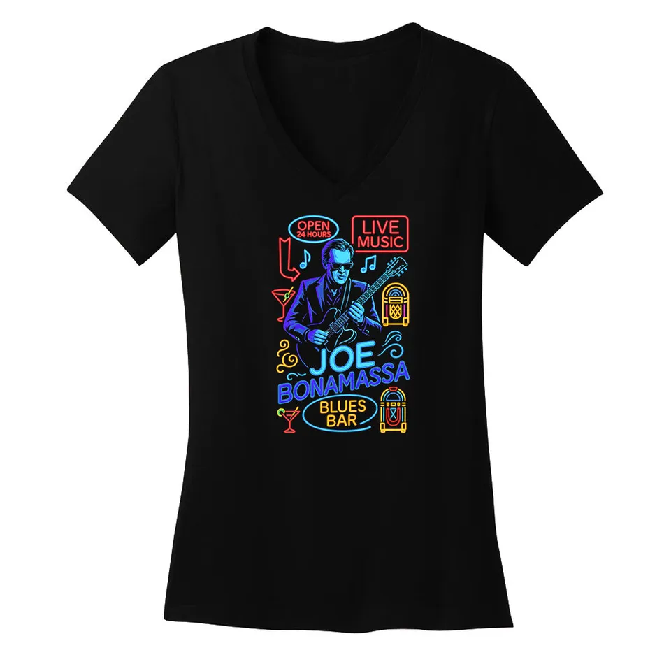 Joe Bonamassa Soho Blues V-neck T-skjorte dame