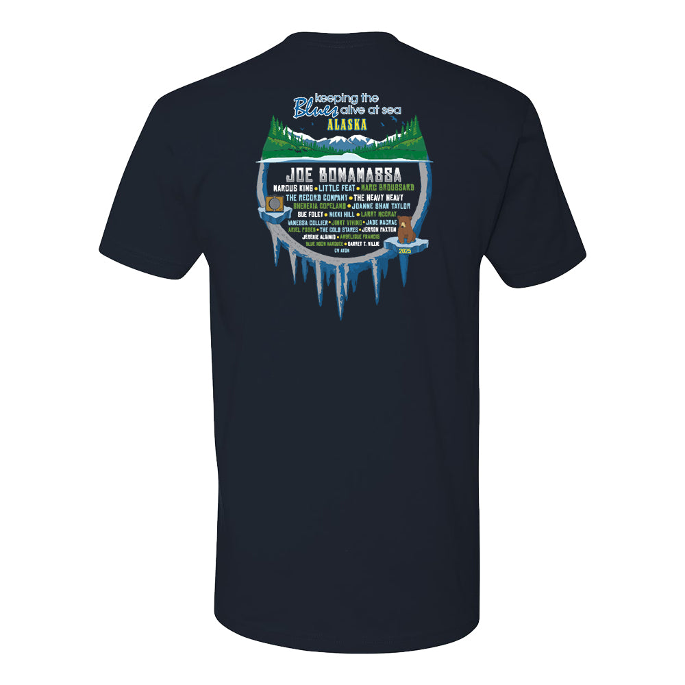 Joe Bonamassa KTBA Alaska t-skjorte 2025 navy