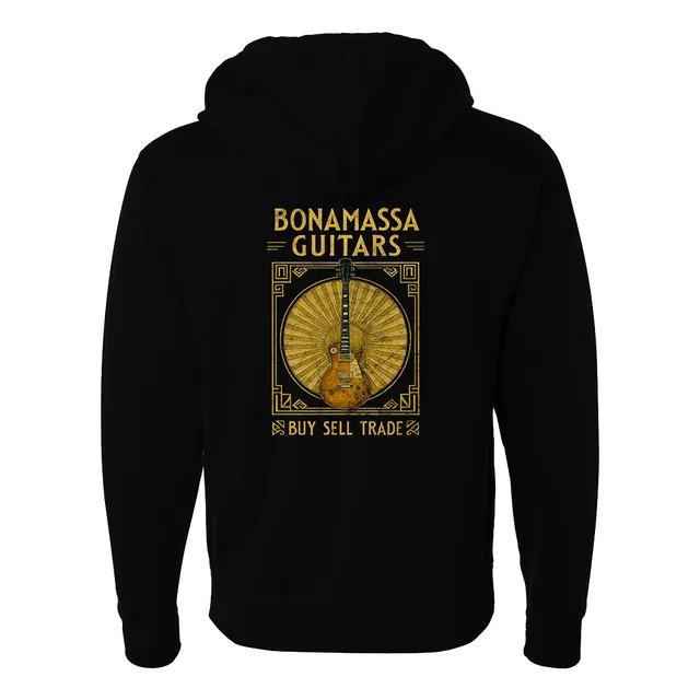 Joe Bonamassa Standard Gold hettejakke unisex glidelås