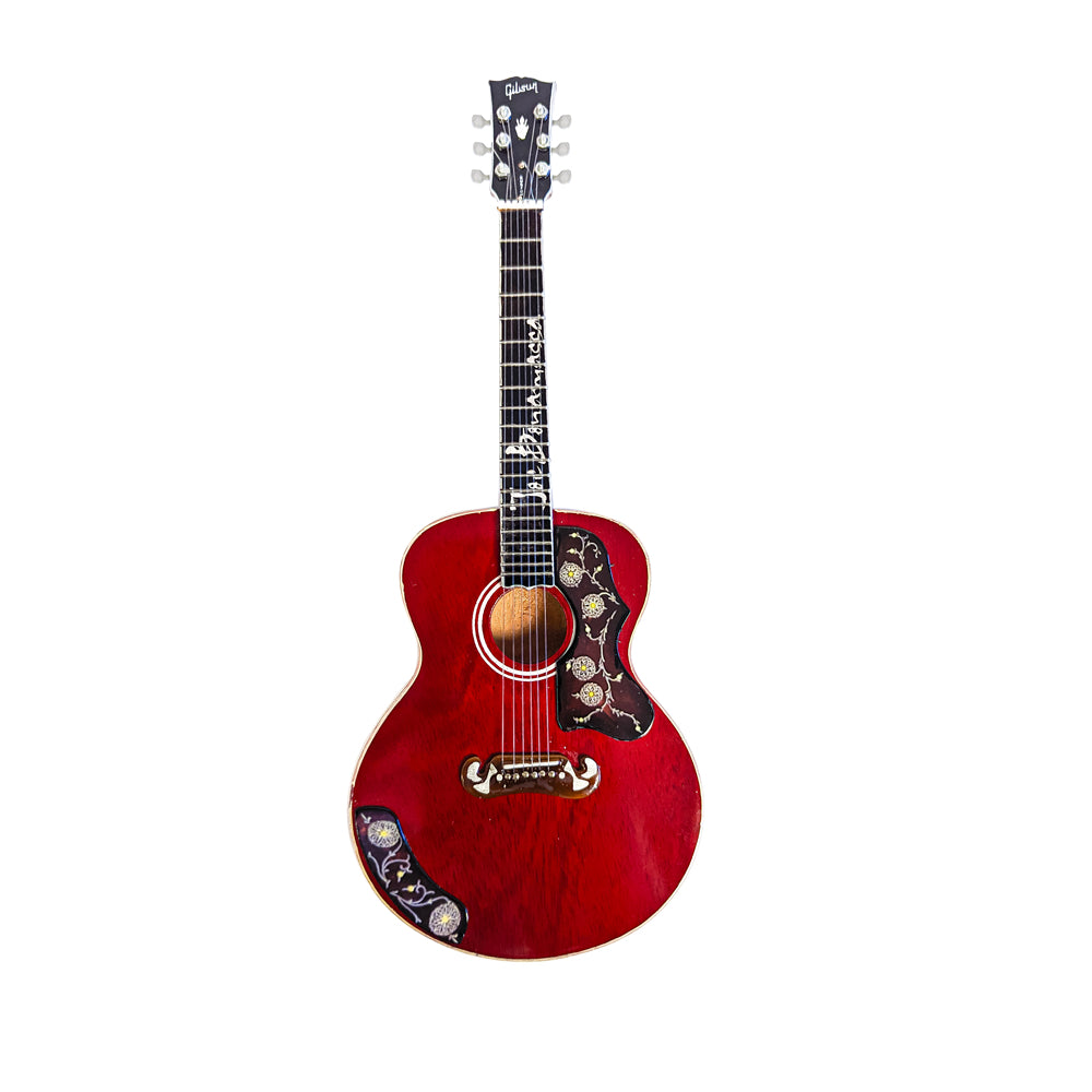 Joe Bonamassa Gibson J-200 miniatyrgitar cherry 1:4