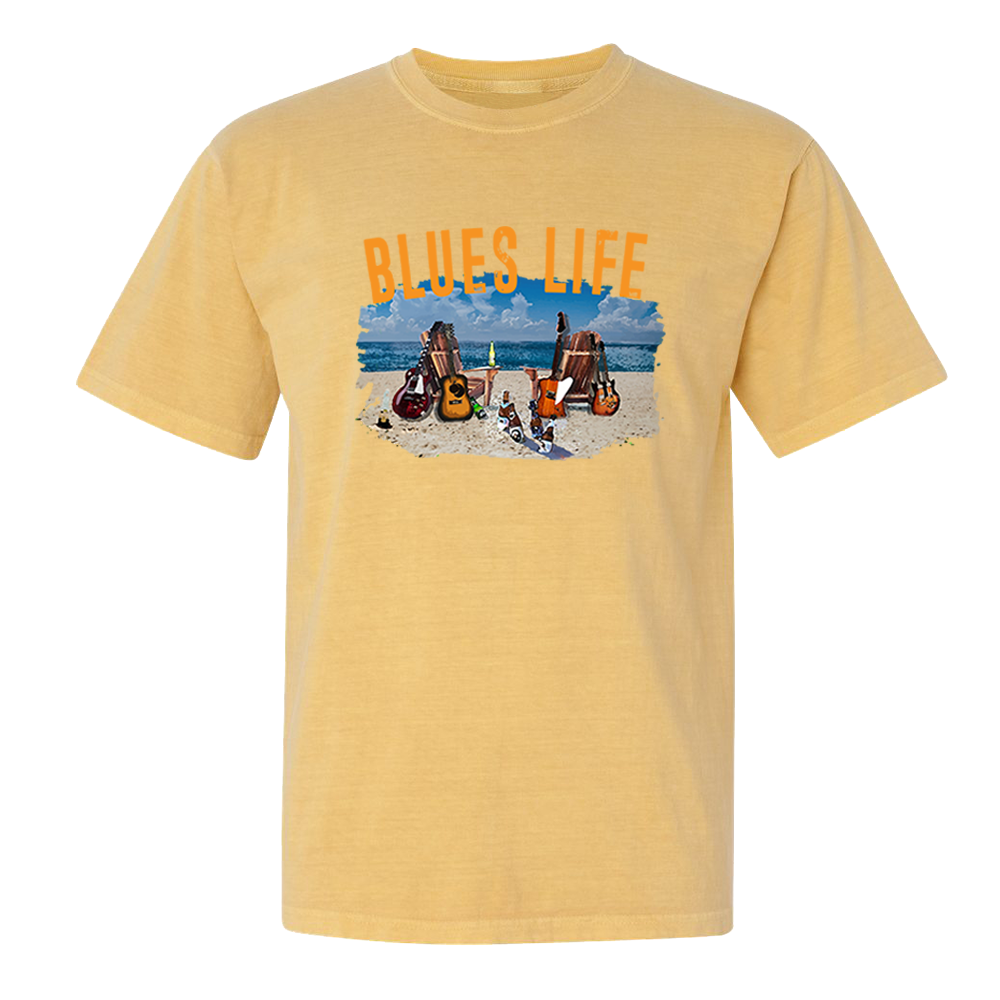 Joe Bonamassa Blues Life t-skjorte unisex brysttrykk