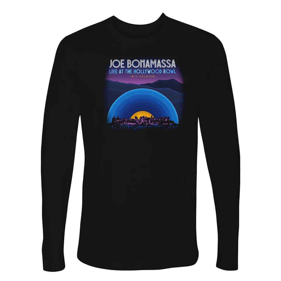 Joe Bonamassa Live at the Hollywood Bowl langermet T-skjorte svart bomull