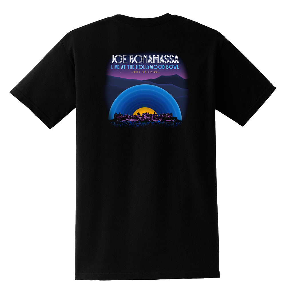 Joe Bonamassa Live at Hollywood Bowl t-skjorte lomme bomull