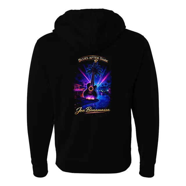 Joe Bonamassa Blues After Dark zip-hoodie svart unisex