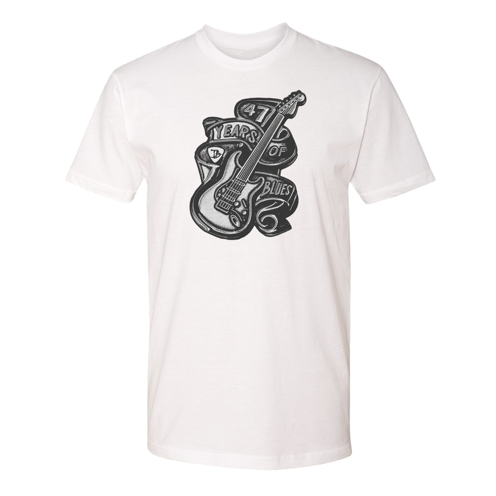 Joe Bonamassa 47 Years of Blues t-skjorte svart unisex
