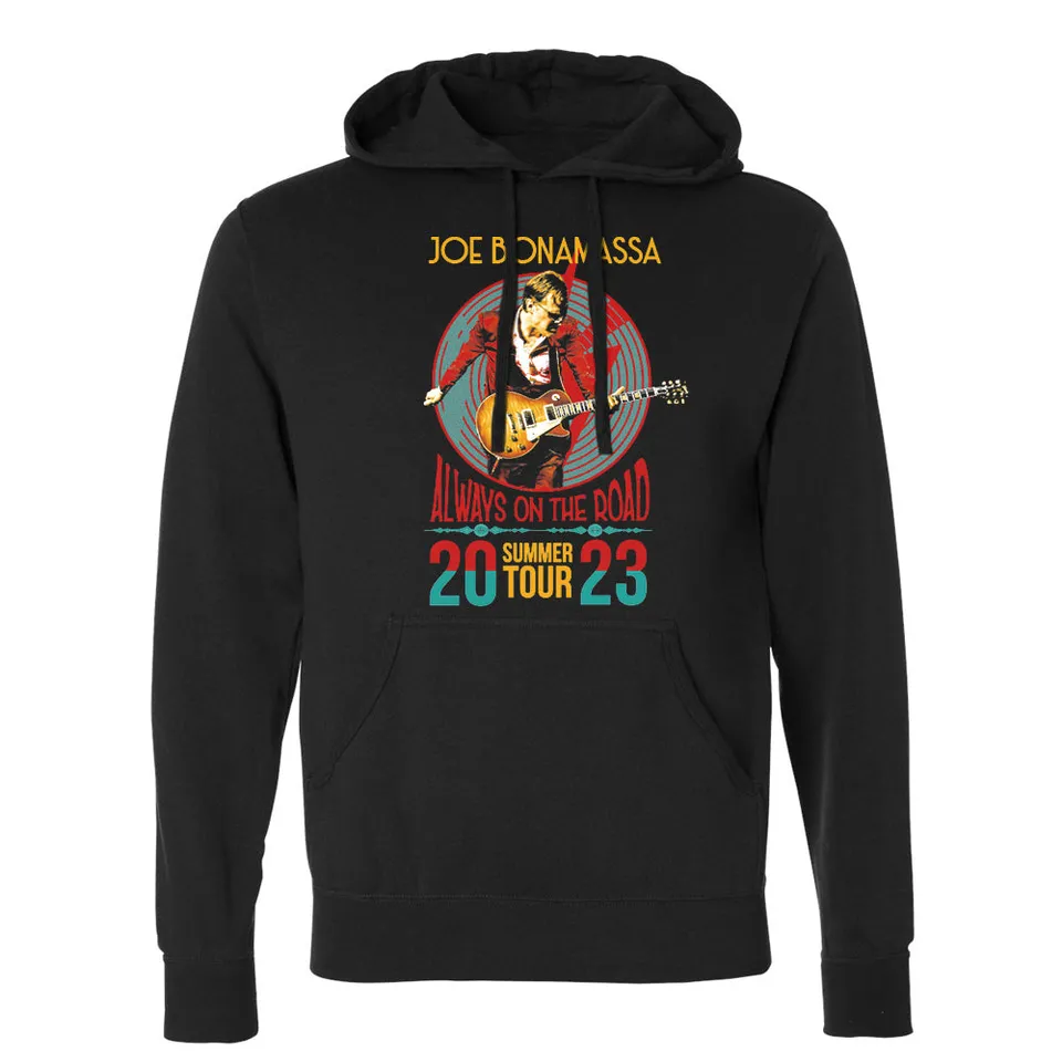 Joe Bonamassa U.S. Summer Tour 2023 hoodie svart tourmotiv