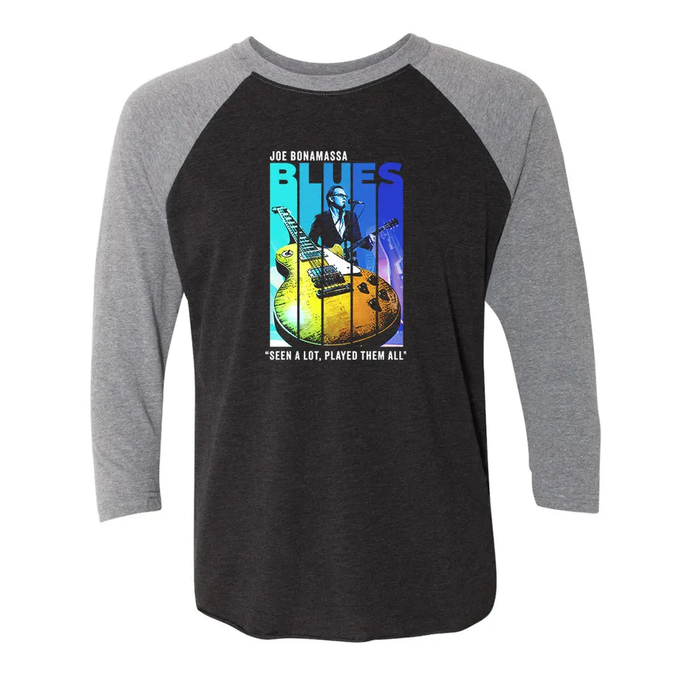 Joe Bonamassa Shades Of Blues 3/4 t-skjorte unisex